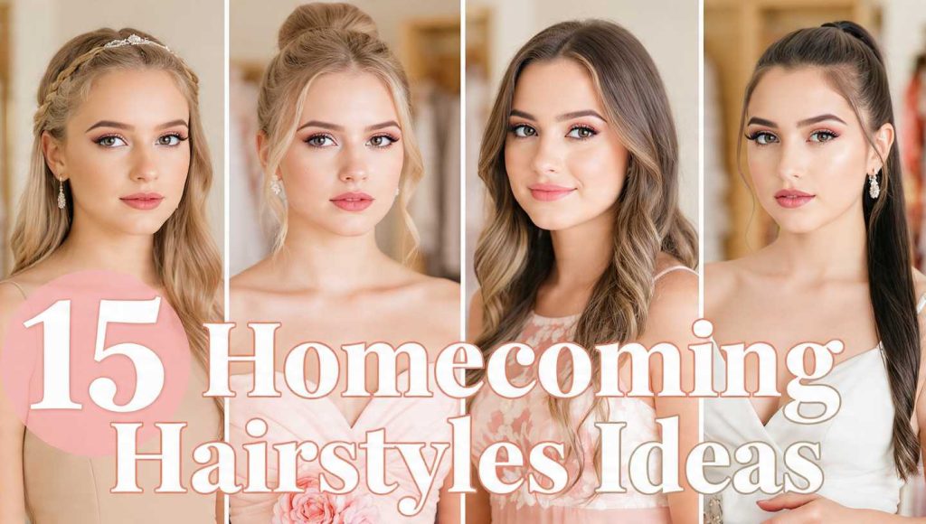 15 HOMECOMING HAIRSTYLES IDEAS
