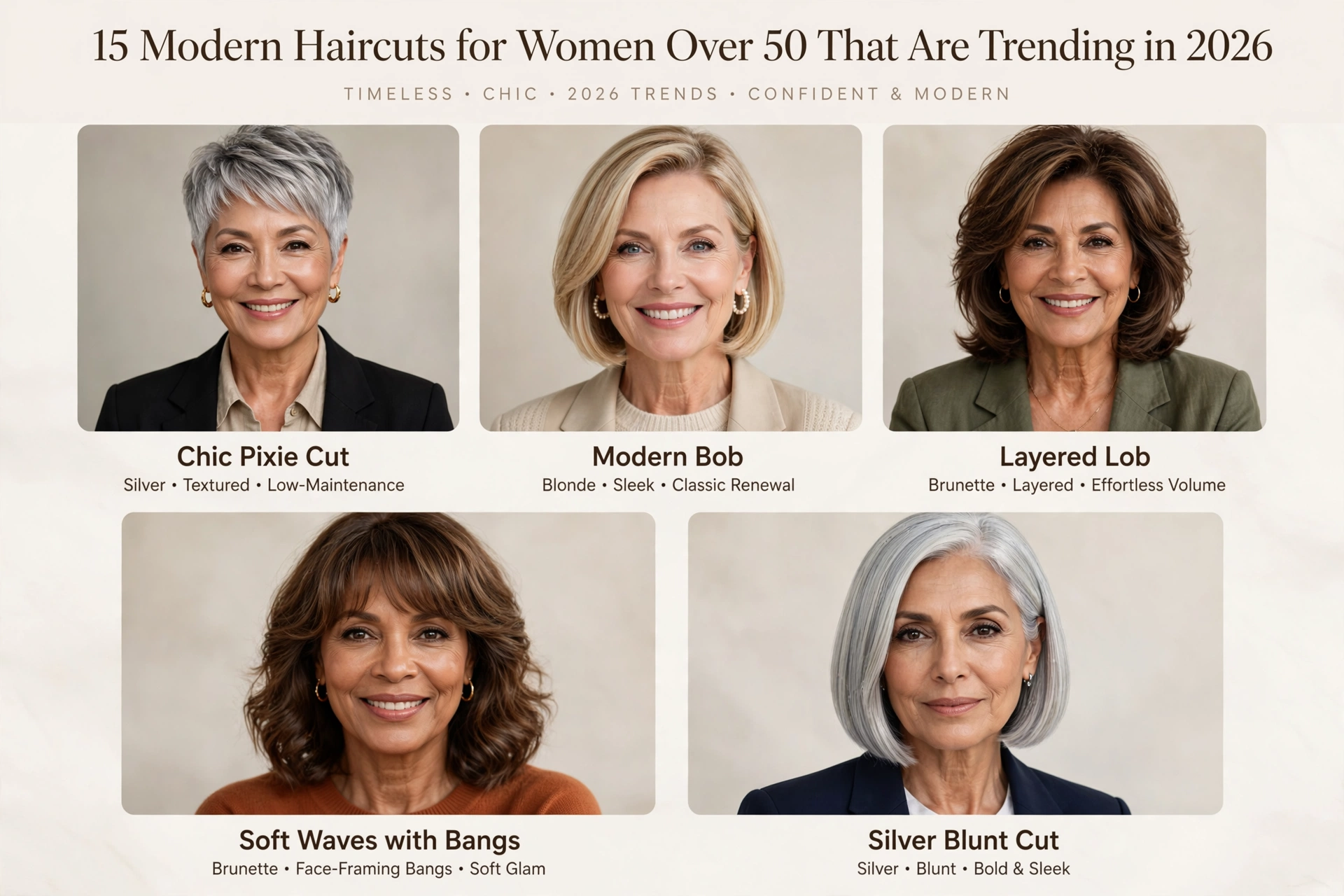 MODERN HAIRCUTS FOR WOMEN OVER 50